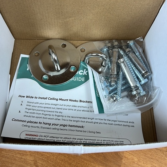 Upcircleseven yoga hammock brand new in box NIB grey yoga stretching - Picture 2 of 8